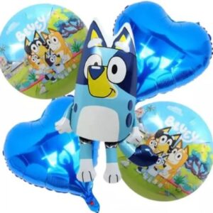 Set Globos Bluey 5 Piezas